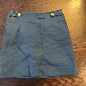 Blue and gold skirt